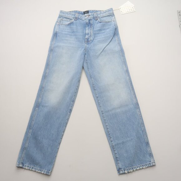 Khaite Martin High Rise Straight Relaxed Jeans Size 27 NWT - Picture 3 of 14